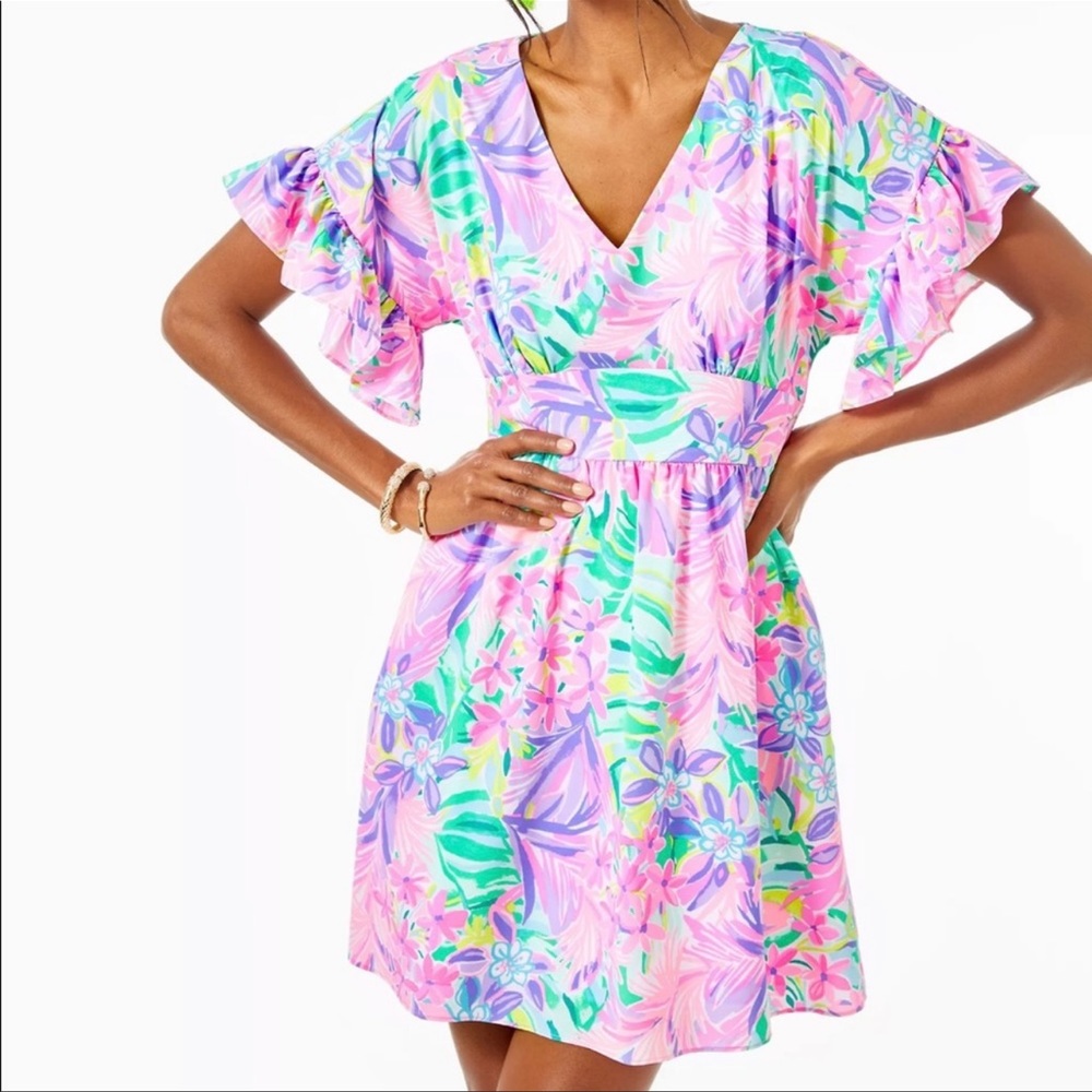 A-line Flutter Sleeve Lilly Pulitzer Dress SIZE 6